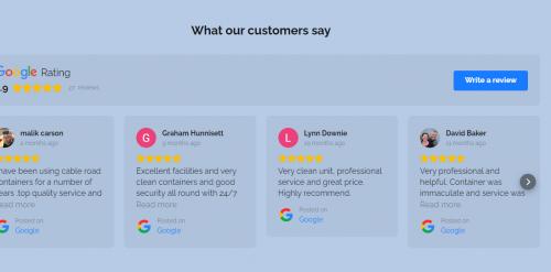Google verified reviews please read customer feedback